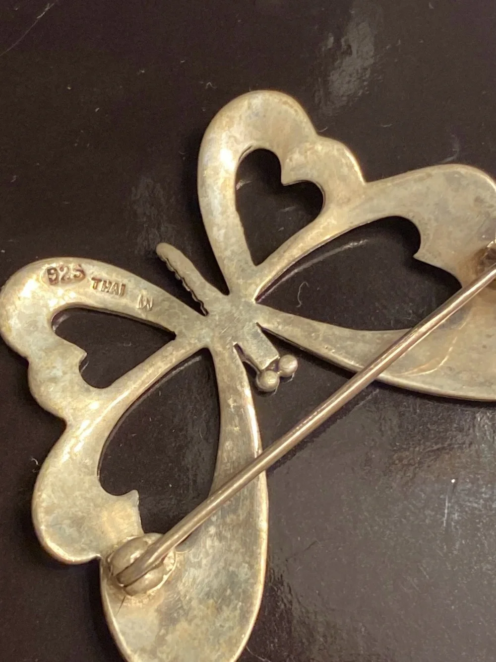 Sterling Silver Butterfly Brooch - Elegant Women’s Jewelry